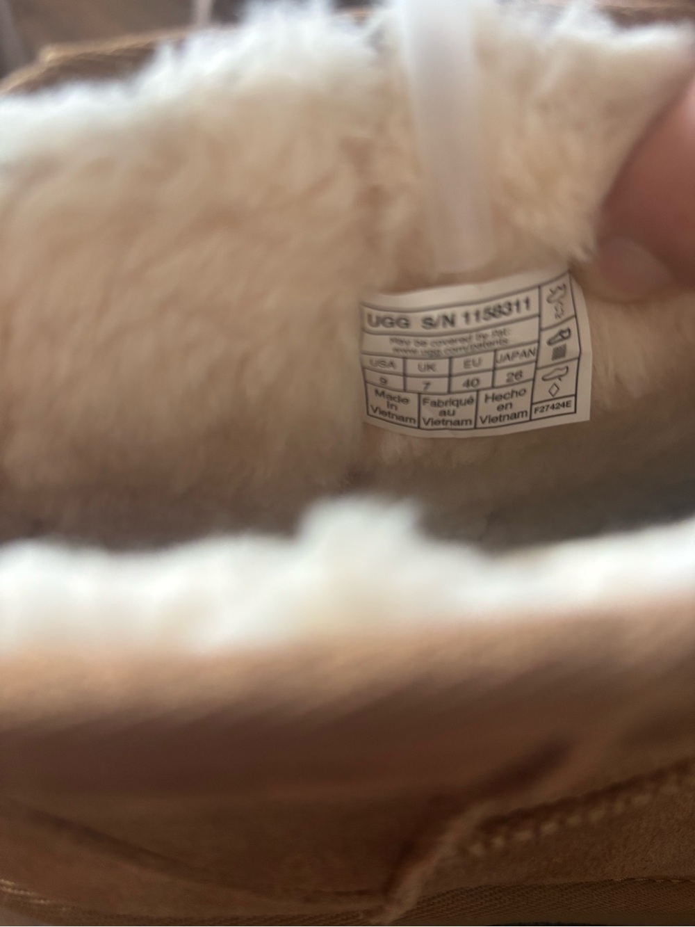 UGG Chestnut Suede Shearling-Lined Ankle Boot - Picture 7 of 7